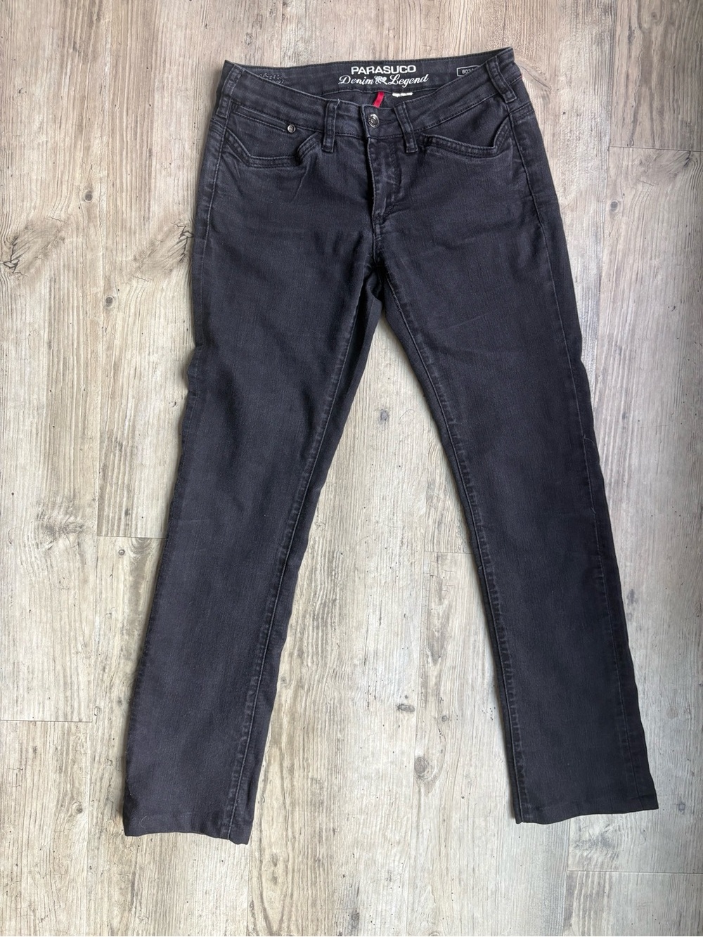 Parasuco Women's Charcoal Black Skinny Jeans